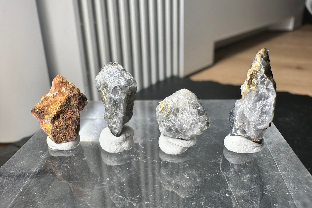 Collection of Four (4) Gold-Quartz Specimens “Peru”