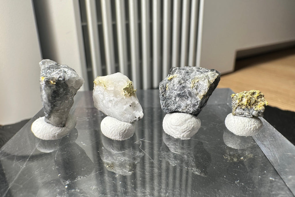 Collection of Four (4) Gold-Quartz Specimens “Peru”