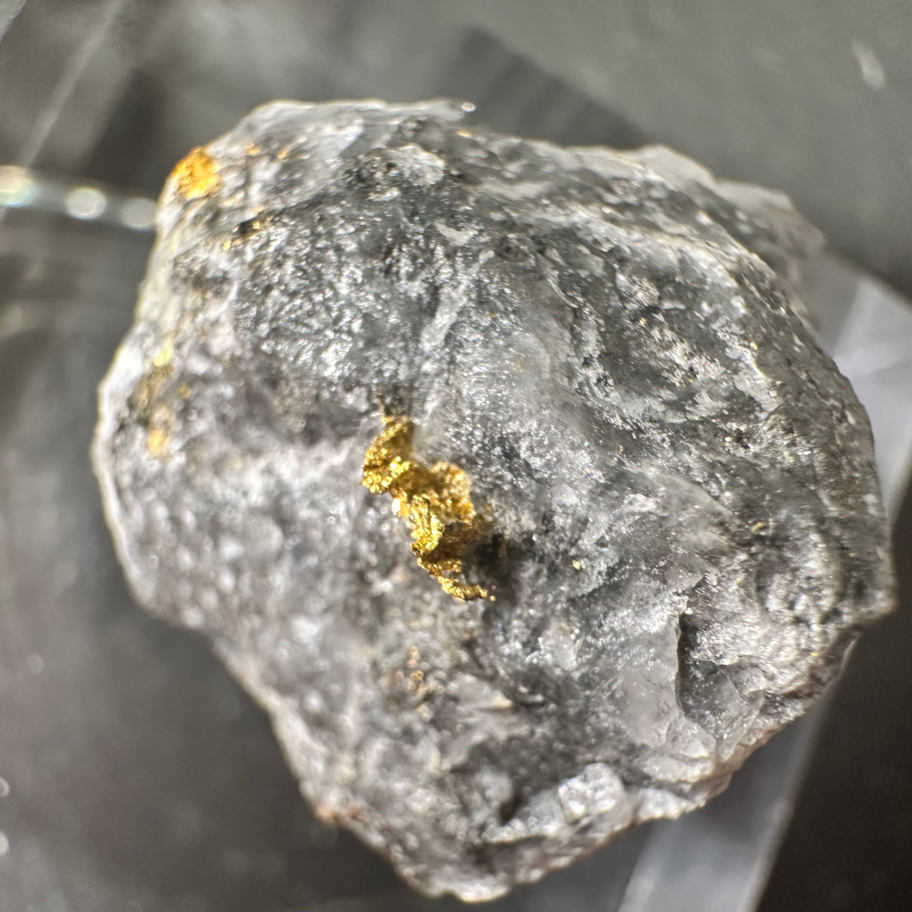 Gold-Quarz-Specimen „Peru“