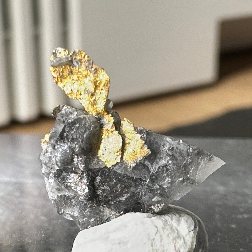Gold-Quarz-Specimen „Peru“