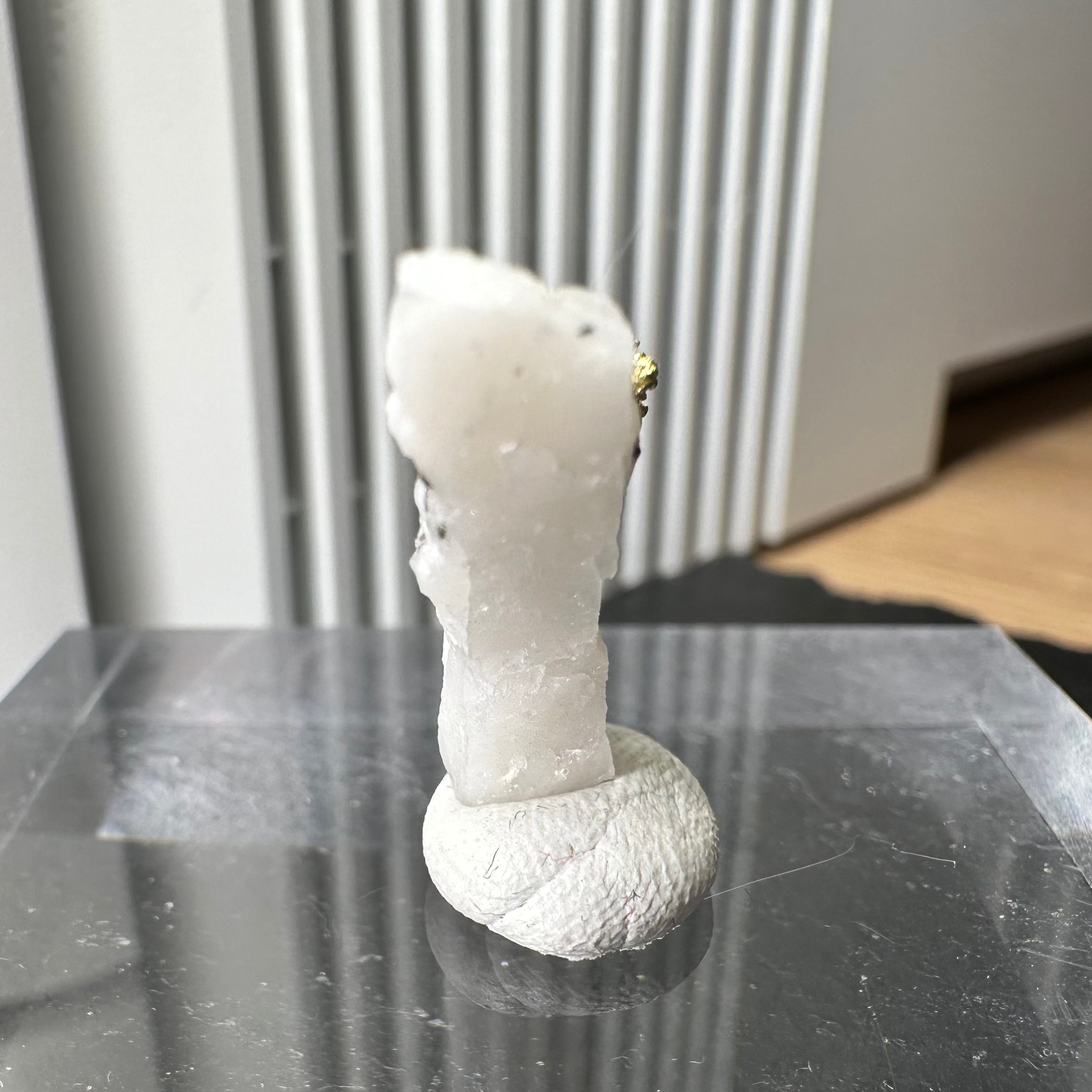 "The Crown" - Kristallines Gold-Quarz-Specimen „Peru“