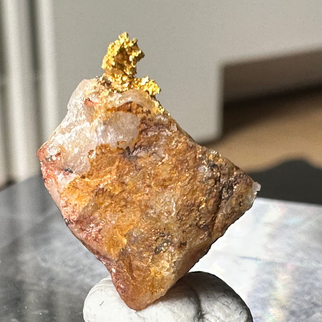 Gold-Quarz-Specimen „Peru“