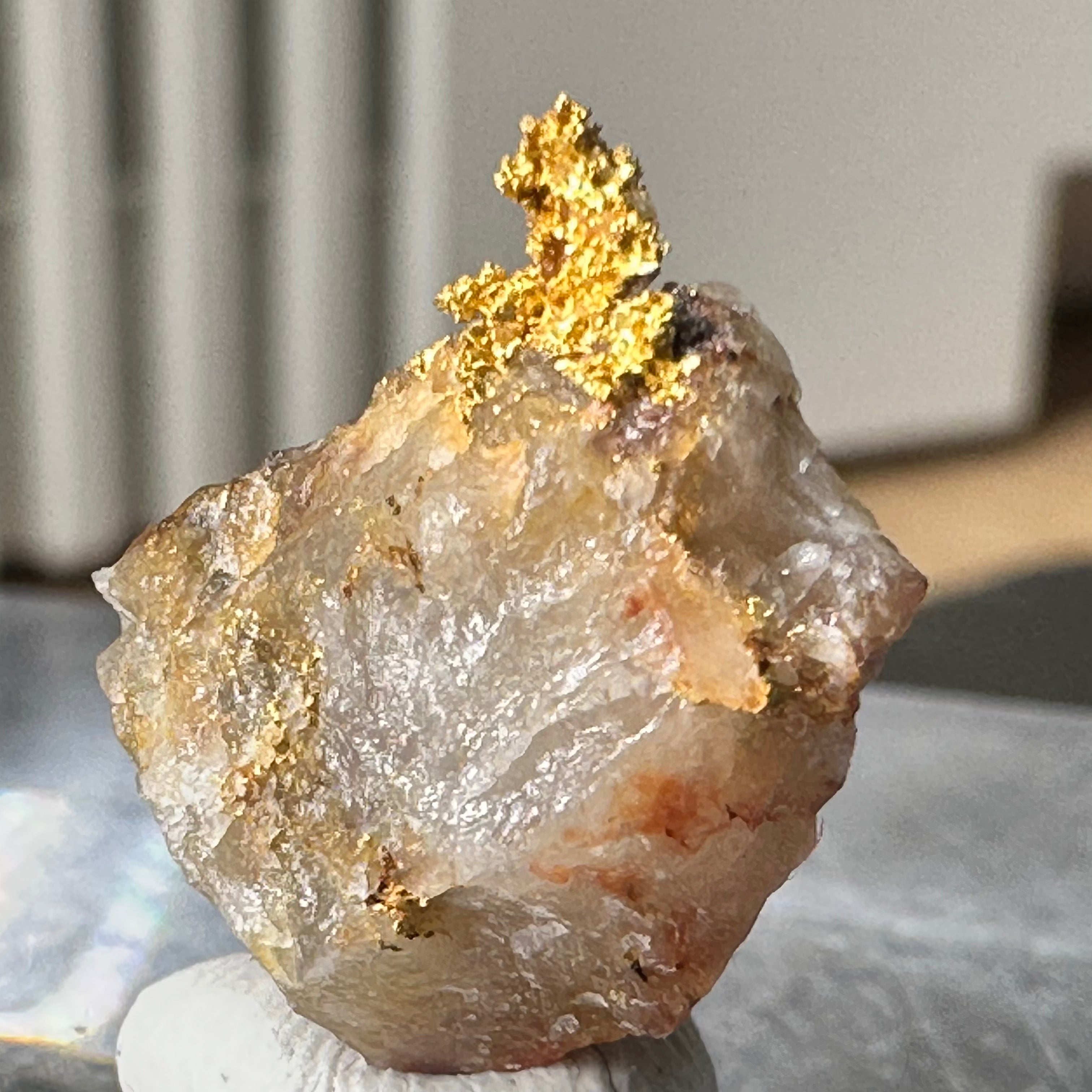 Gold-Quarz-Specimen „Peru“