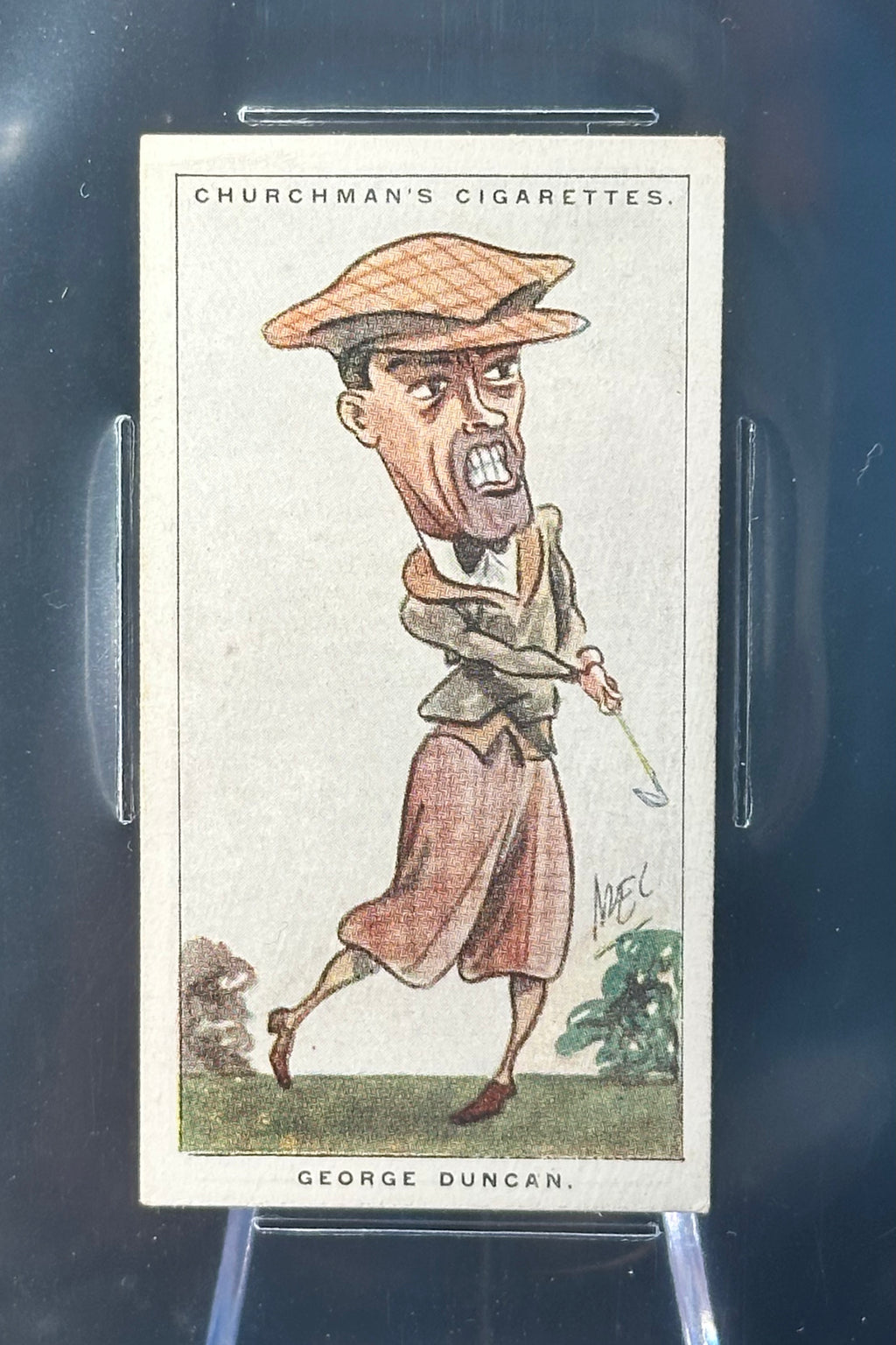 #25 George Duncan, 1928 Churchman´s "Men of the Moments in Sport"