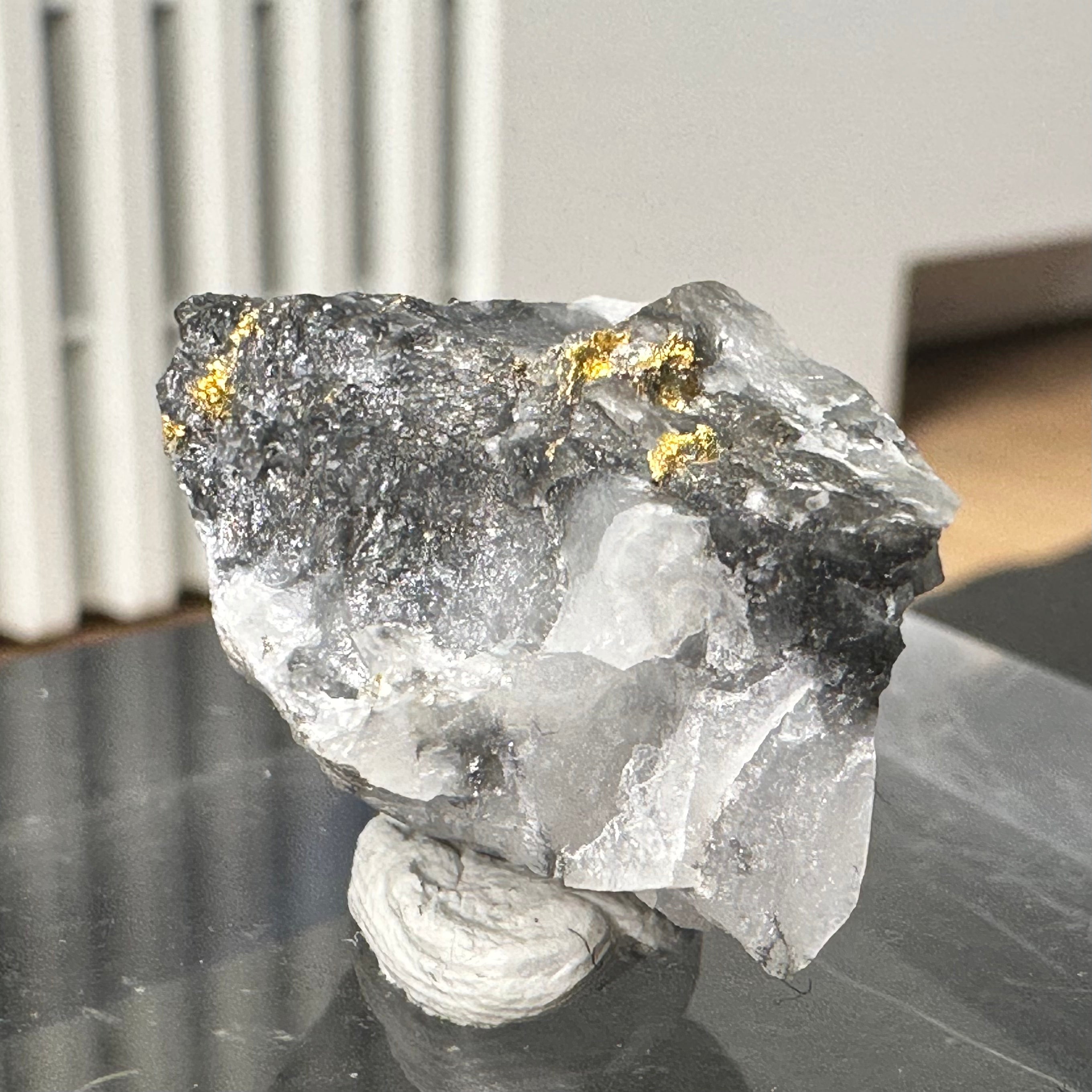 Gold-Quarz-Specimen „Peru“