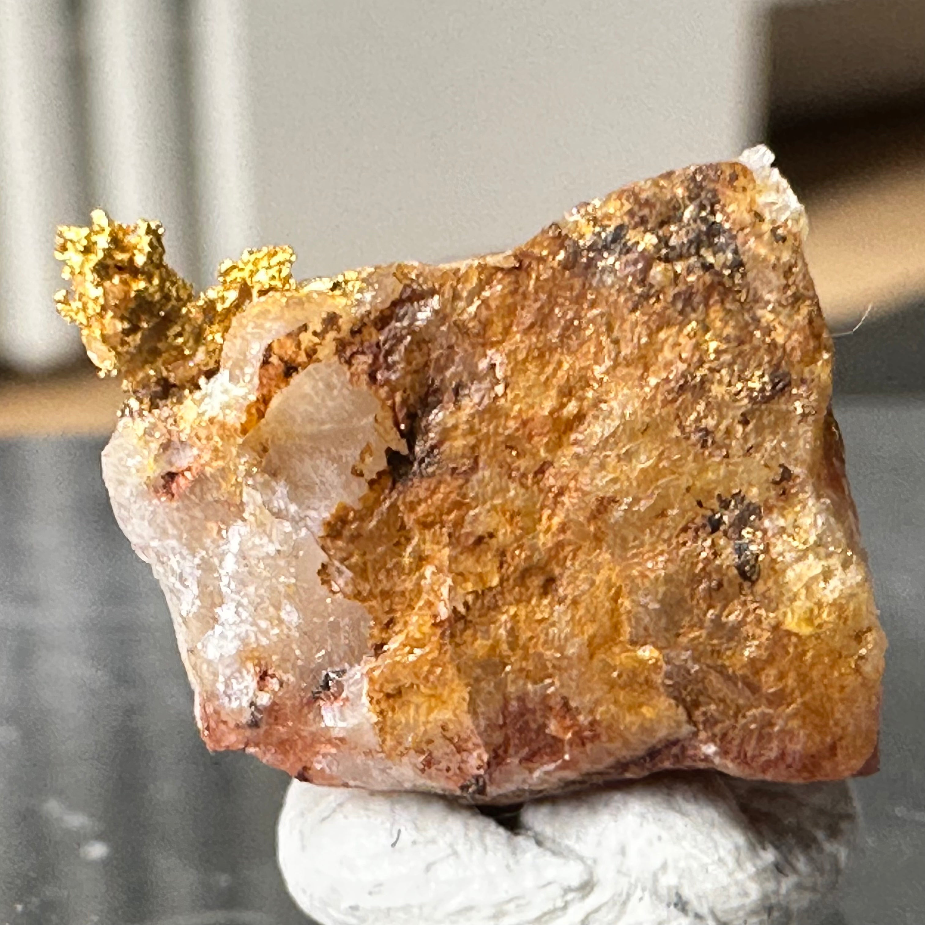 Gold-Quarz-Specimen „Peru“