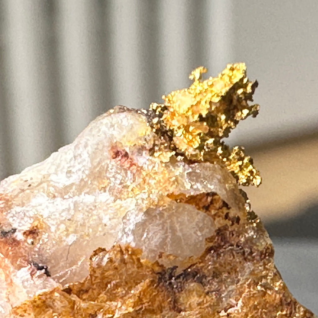 Gold-Quarz-Specimen „Peru“