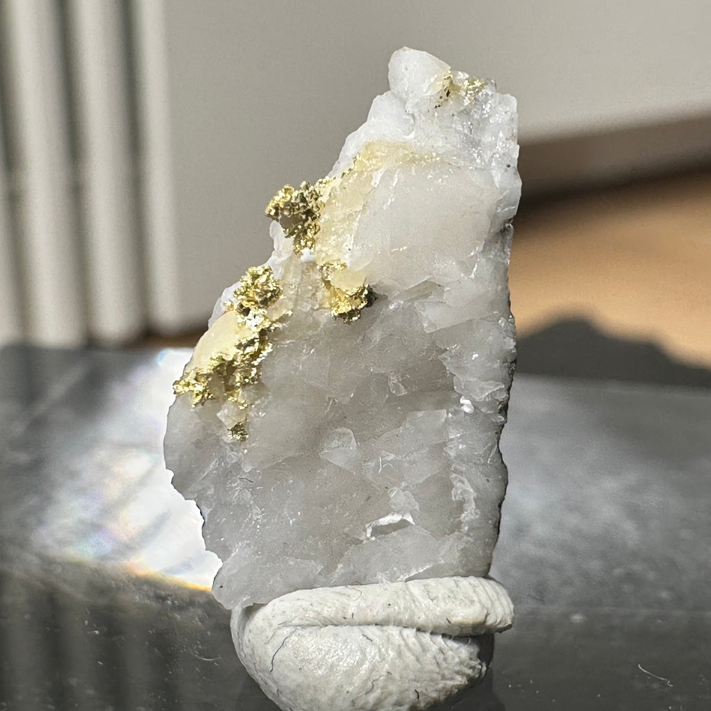 Gold-Quarz-Specimen „Peru“