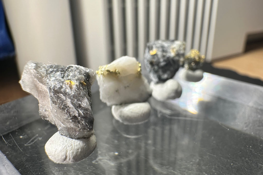 Collection of Four (4) Gold-Quartz Specimens “Peru”