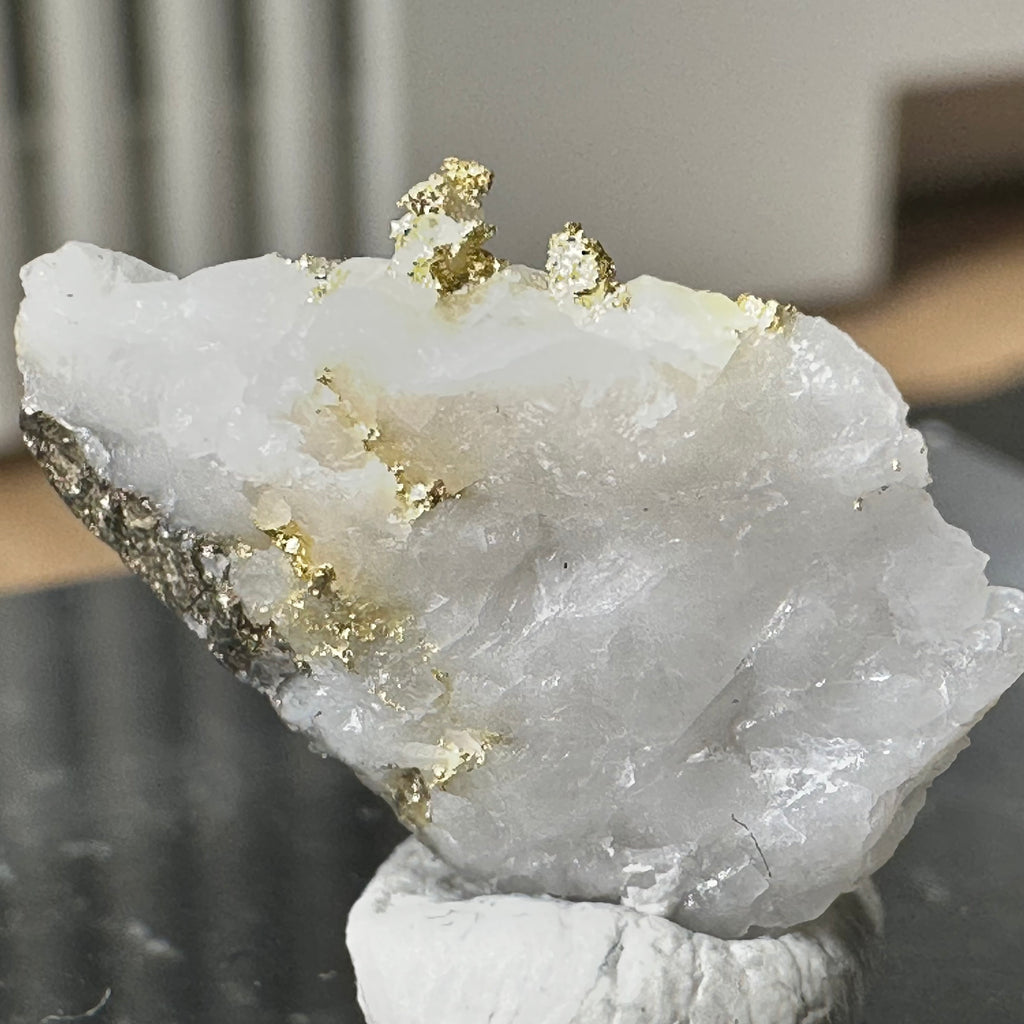 Gold-Quarz-Specimen „Peru“