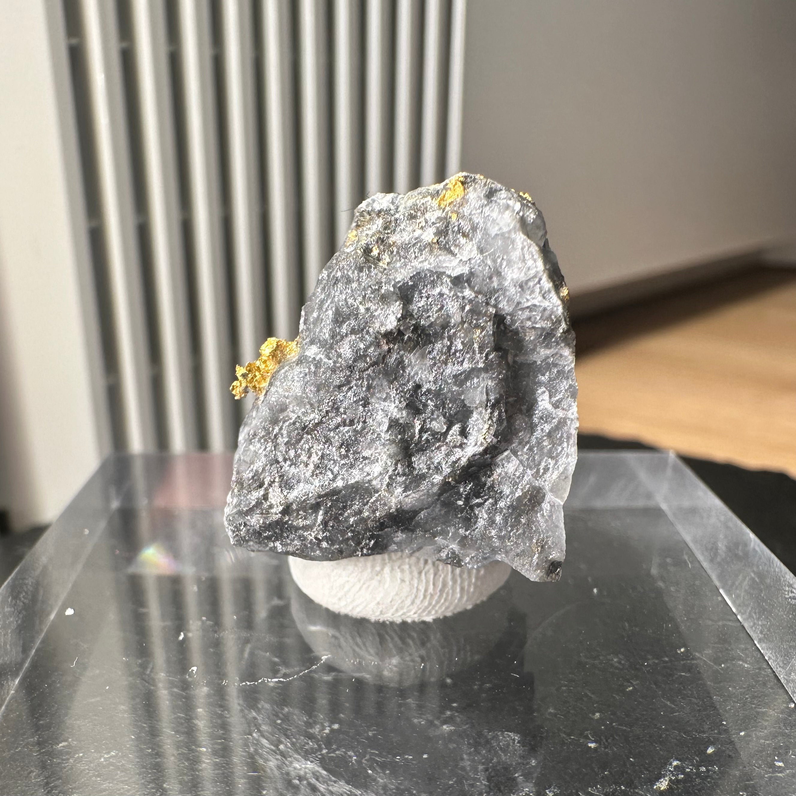 Gold-Quarz-Specimen „Peru“