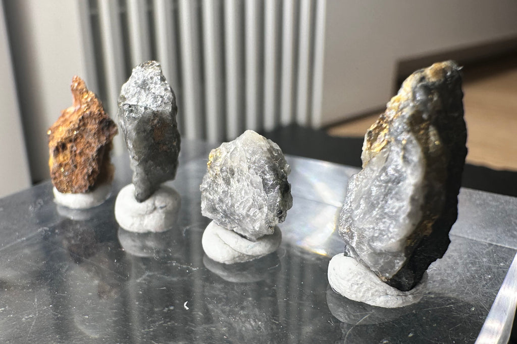 Collection of Four (4) Gold-Quartz Specimens “Peru”