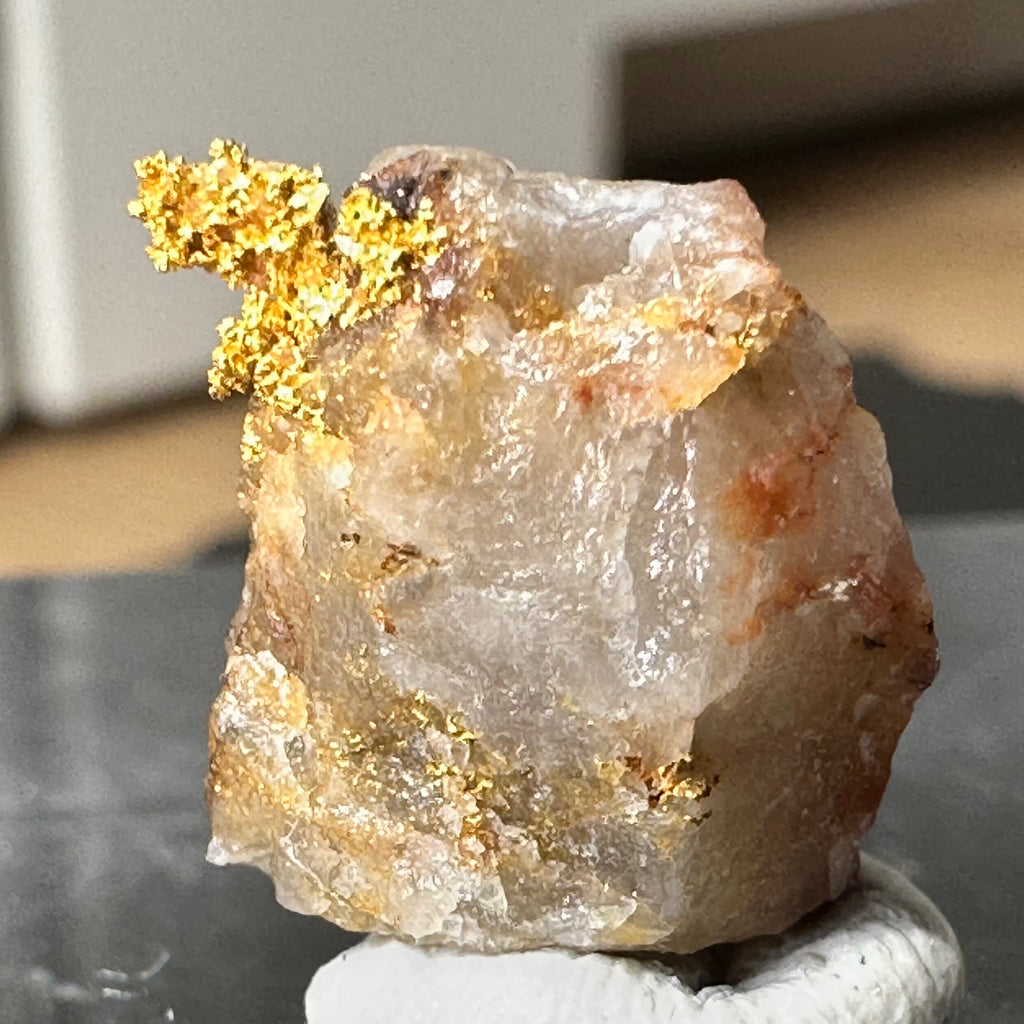 Gold-Quarz-Specimen „Peru“