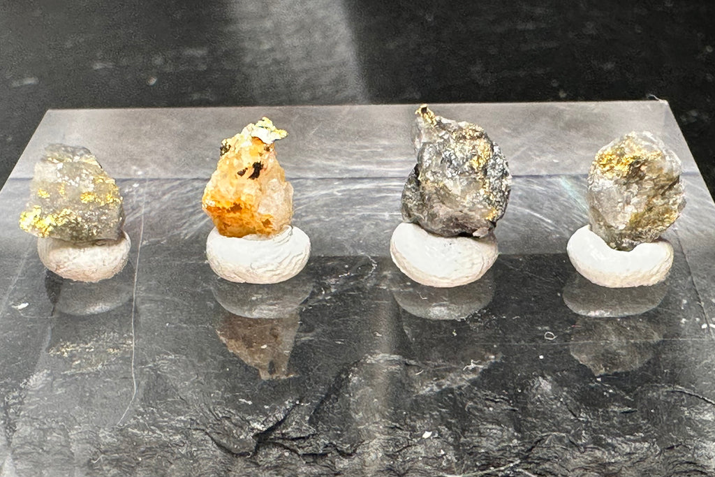 Collection of Four (4) Gold-Quartz Specimens “Peru”