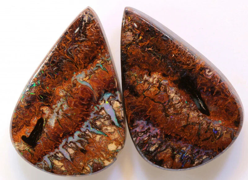 1 Pair of Natural Australian Yowah Boulder Opals