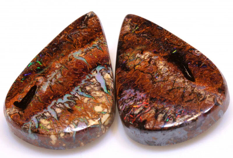 1 Pair of Natural Australian Yowah Boulder Opals